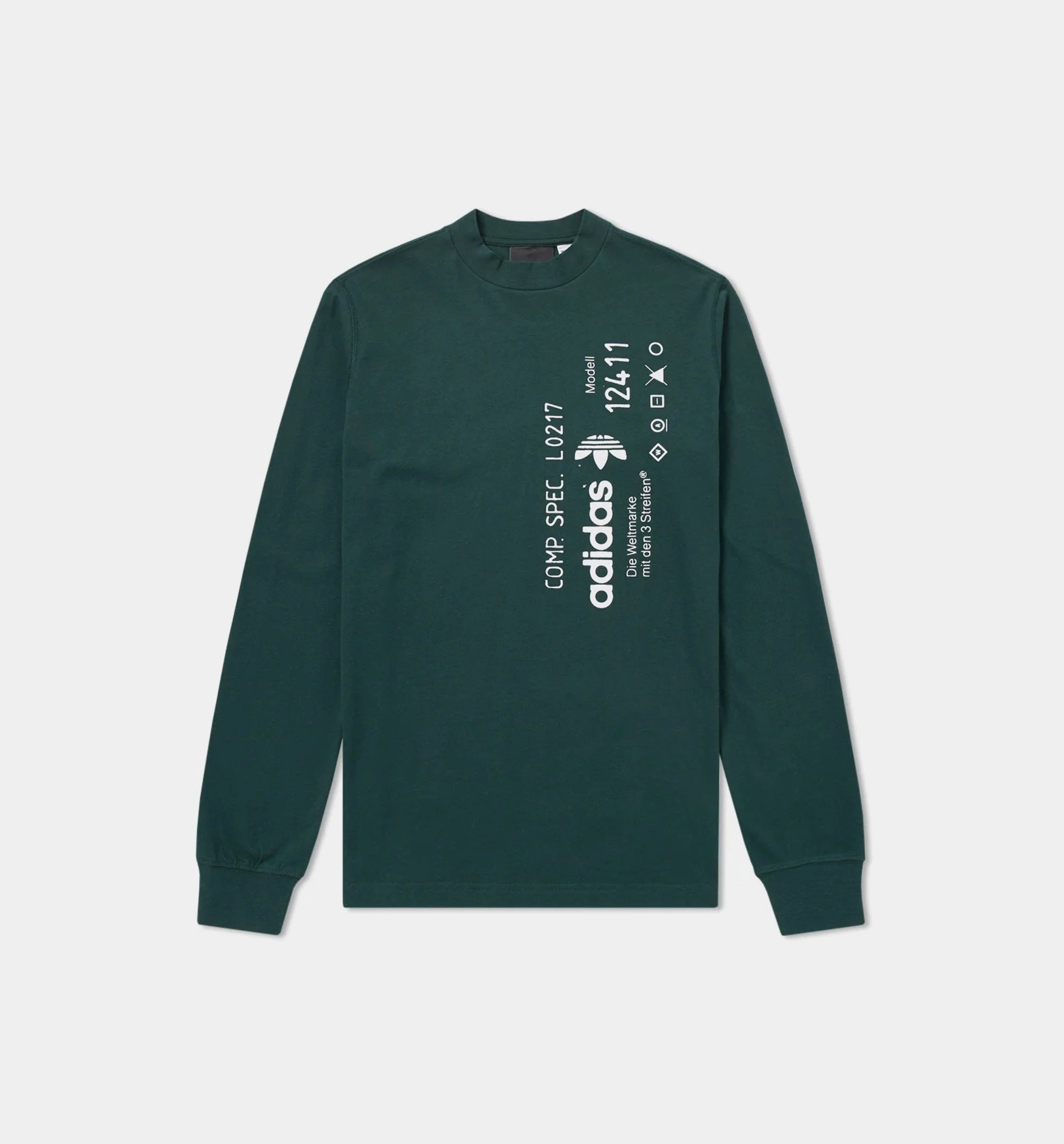 Alexander Wang X adidas Collection AW Long Sleeve Mens Shirt - Green/Green