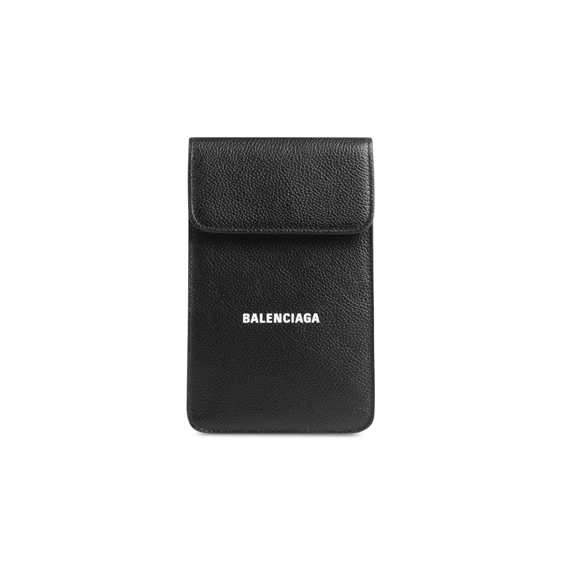 Balenciaga Cash Phone and Card Holder Black