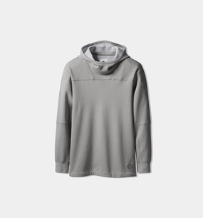 Bonded Linen Mens Hoodie - Grey