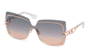 Brokyn DTS440-A-03 rose gold/dark grey peach gradient lens