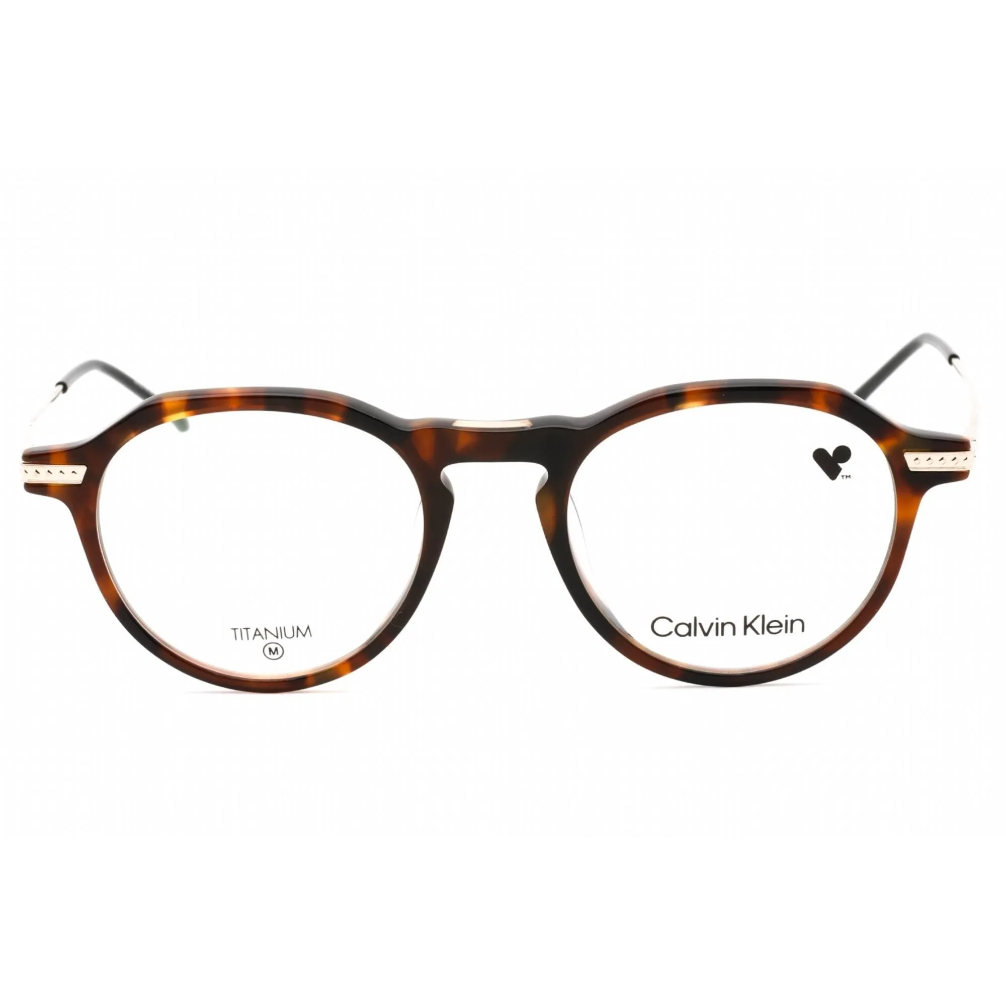 Calvin Klein Men's Eyeglasses - Brown Havana Fixed Nose Pads Frame | CK23532T 220 Calvin Klein Eyeglasses