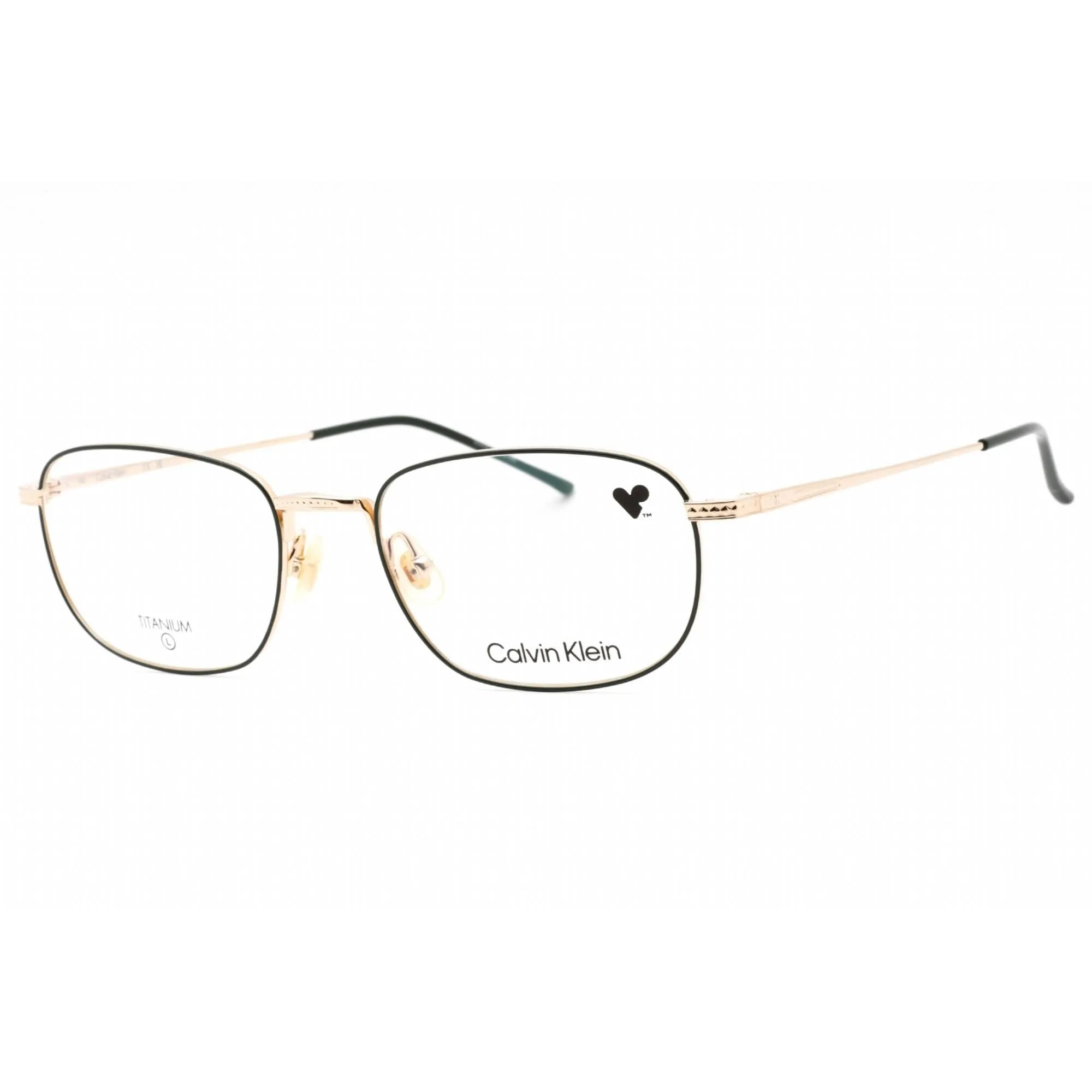 Calvin Klein Men's Eyeglasses - Green Titanium Full Rim Rectangular | CK23112T 330 Calvin Klein Eyeglasses