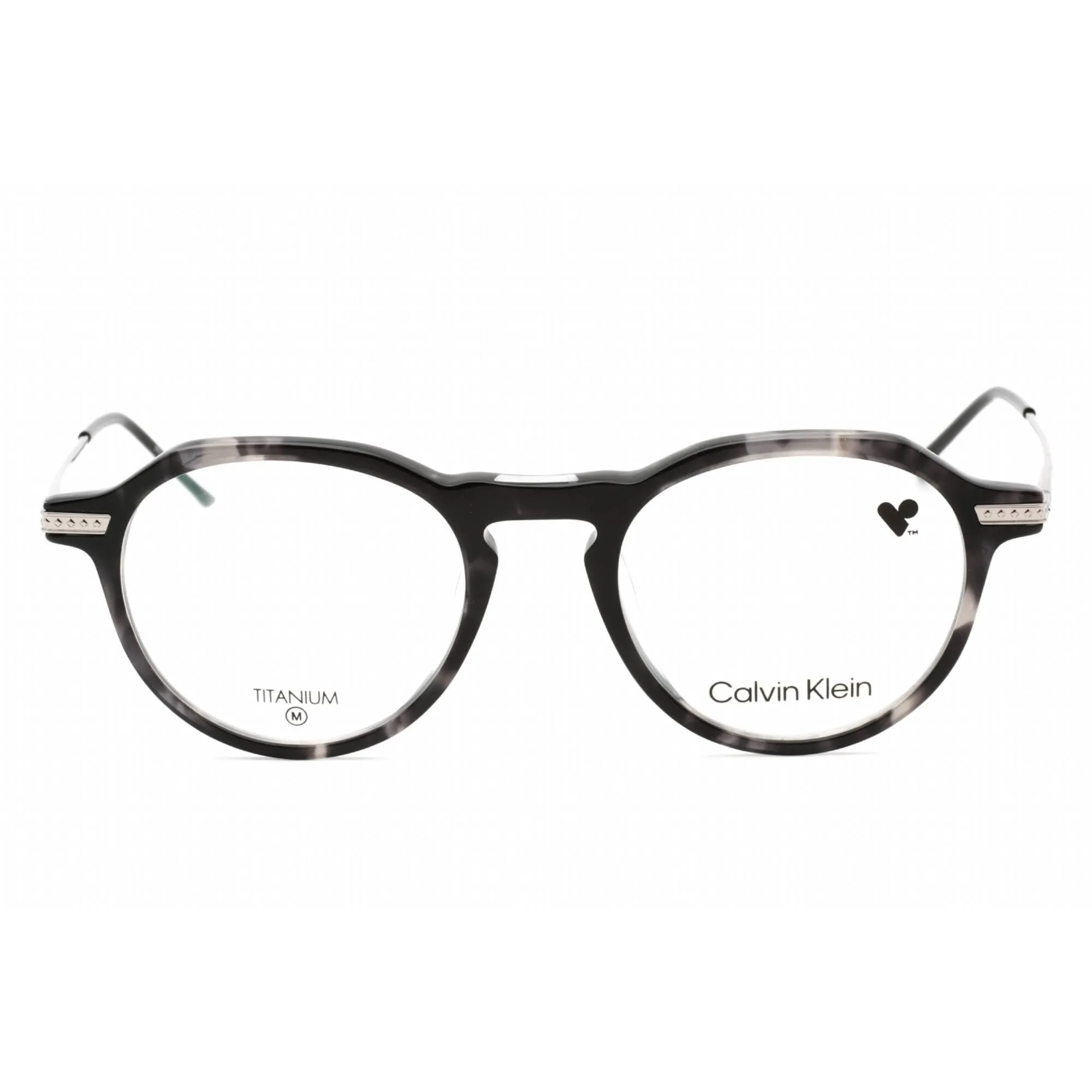 Calvin Klein Men's Eyeglasses - Grey Havana Acetate Full Rim Frame | CK23532T 025 Calvin Klein Eyeglasses