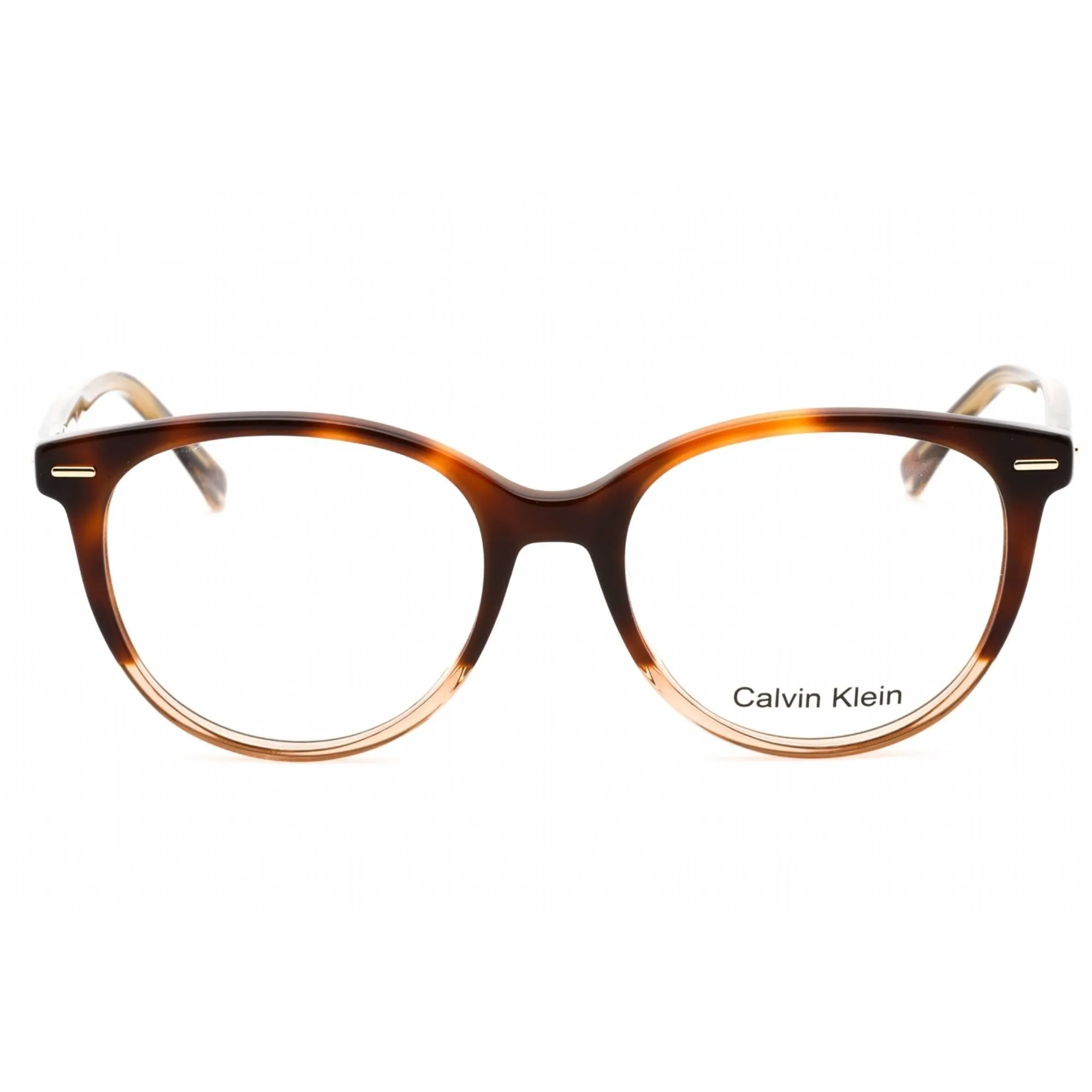 Calvin Klein Women's Eyeglasses - Full Rim Brown Havana Plastic Round | CK21710 221 Calvin Klein Eyeglasses