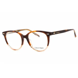 Calvin Klein Women's Eyeglasses - Full Rim Brown Havana Plastic Round | CK21710 221 Calvin Klein Eyeglasses