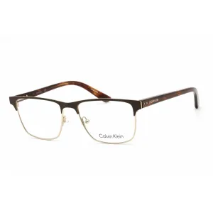 Calvin Klein Women's Eyeglasses - Rectangular Satin Brown Metal Frame | CK18304 200 Calvin Klein Eyeglasses