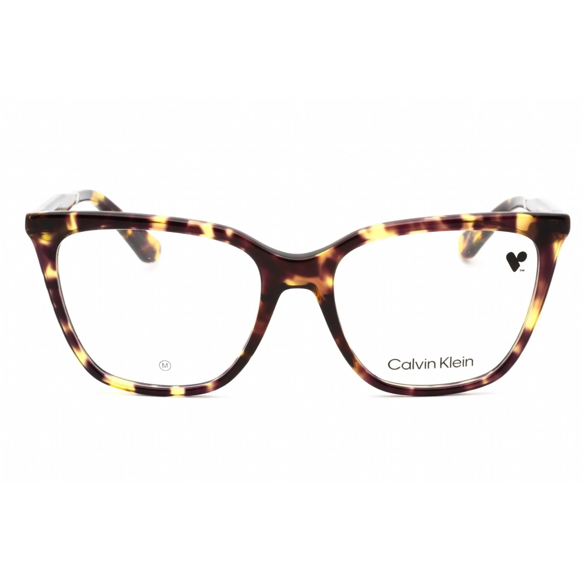 Calvin Klein Women's Eyeglasses - Violet Havana Plastic Full Rim Frame | CK23513 528 Calvin Klein Eyeglasses