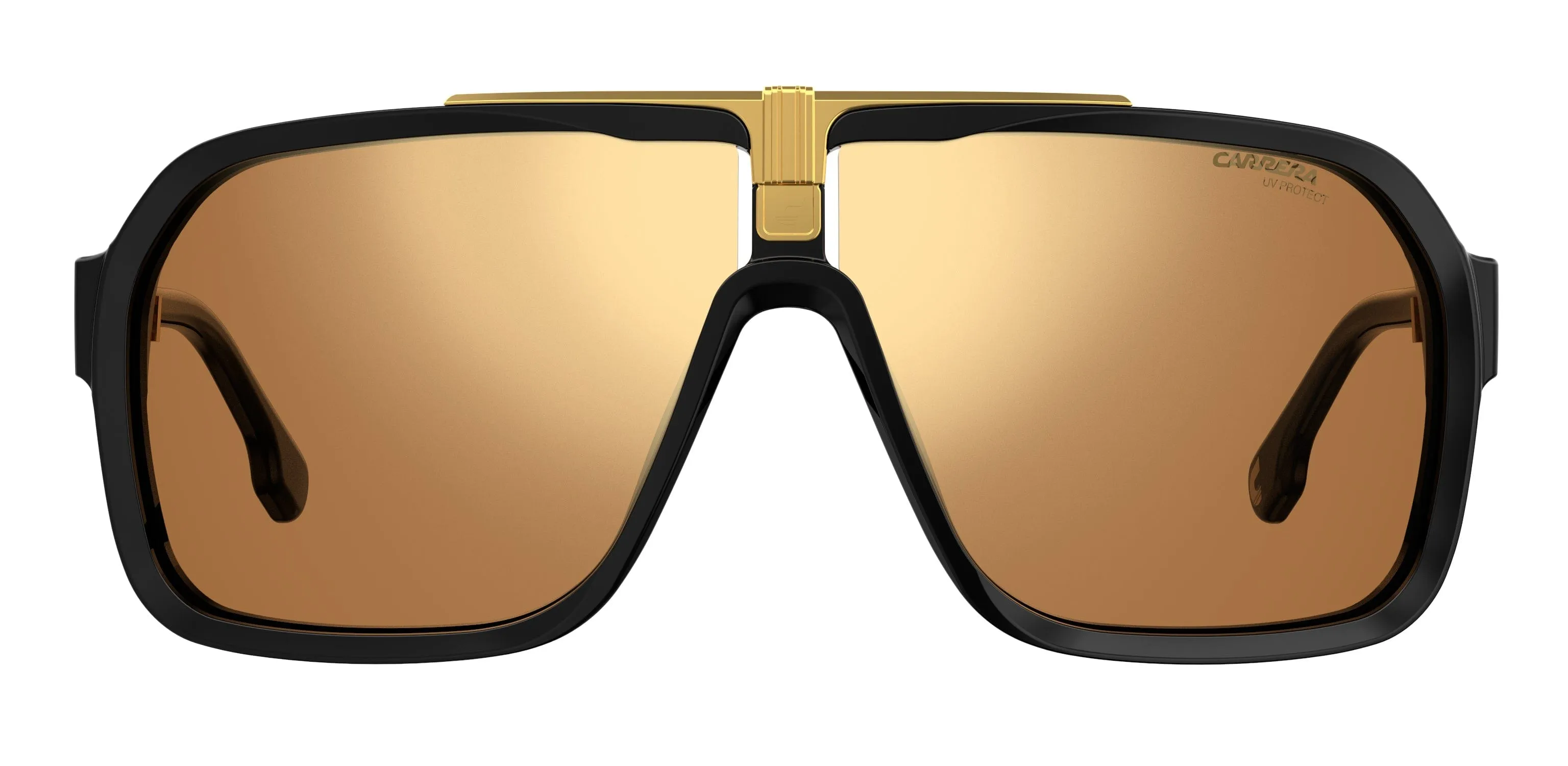 Carrera 1014/s I46 mate black/gold mirror lens