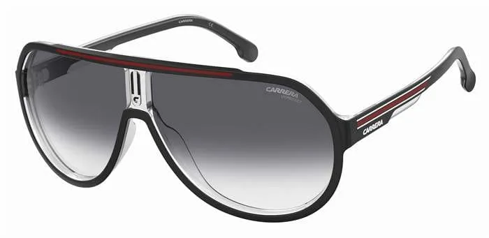 Carrera 1057/S OIT crystal black red/grey gradient lens
