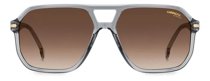 Carrera 302/S KB7 crystal grey/brown gradient lens