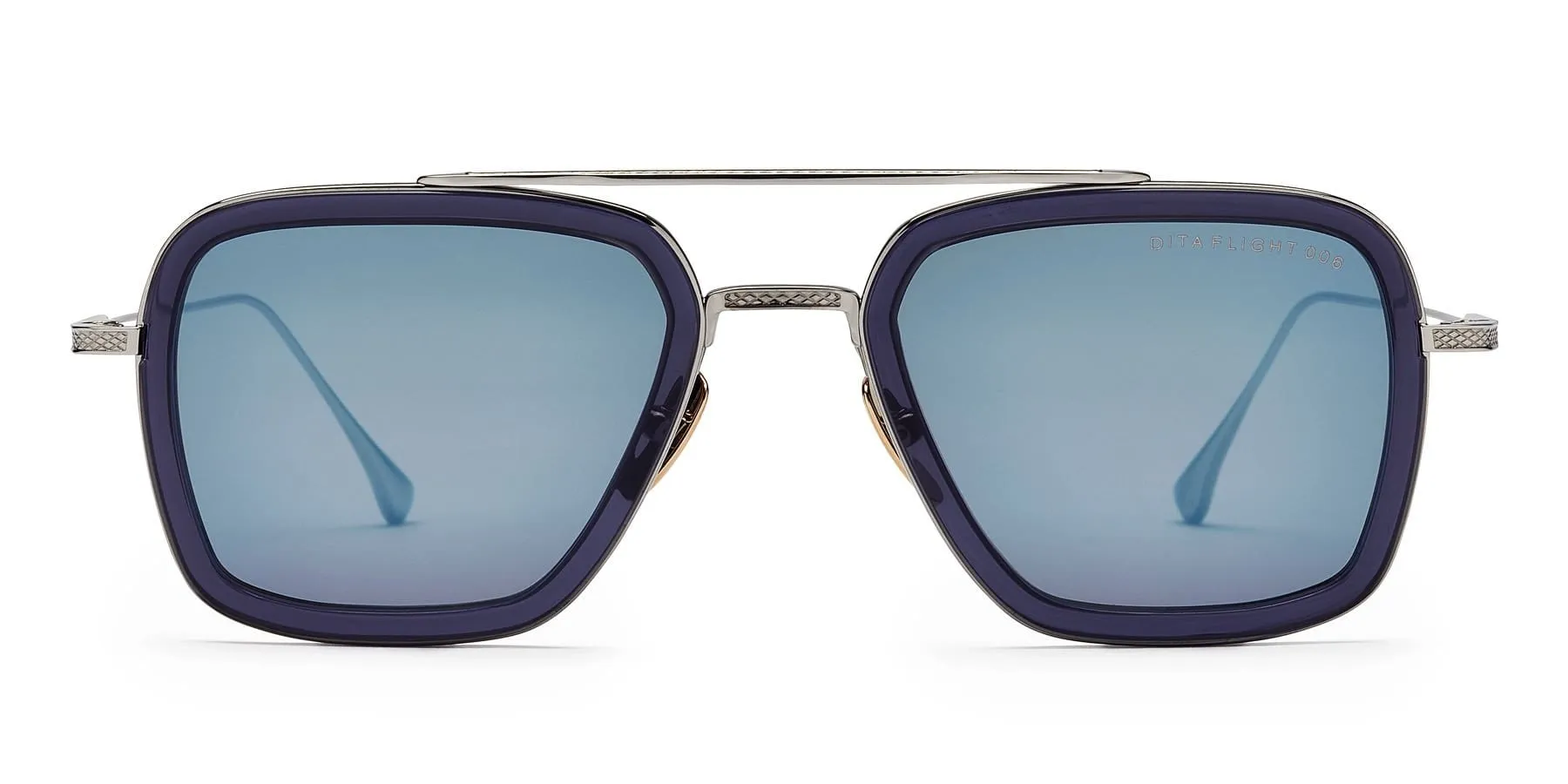 Flight 006 7806-A smoke palladium blue mirror