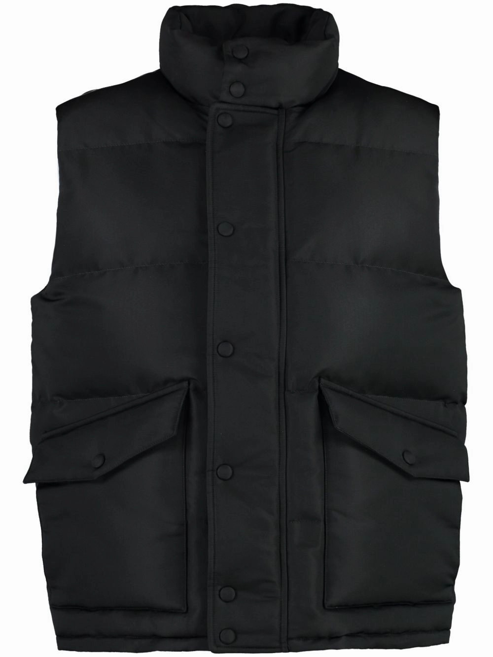 Graffiti-Print Padded Gilet