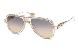 Grand Decade DTS460-A-03 crystal clear white gold/ grey to apricot gradient