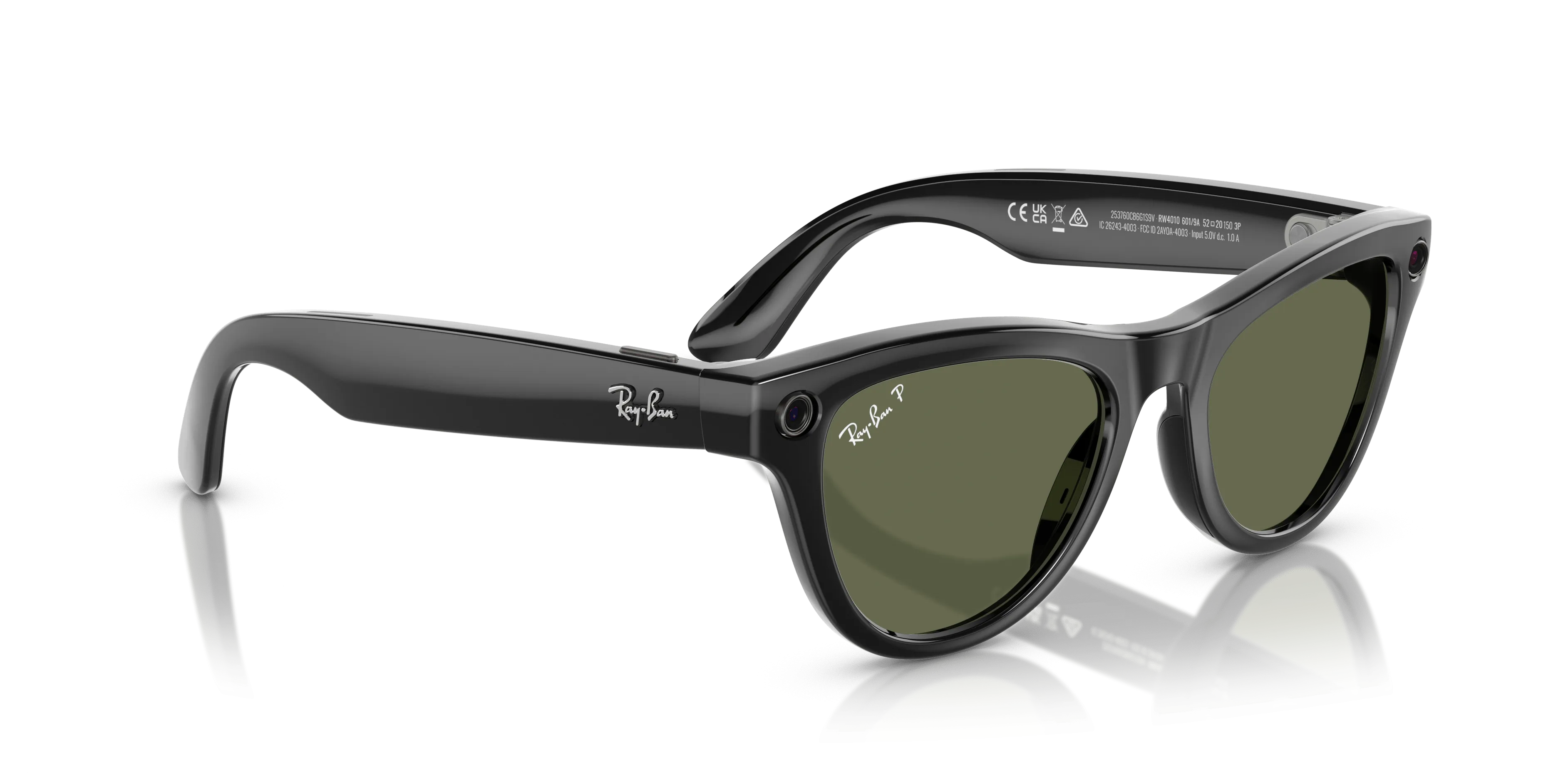Meta 0RW4010 601/9A (52) skyler black/polarised G15 lens