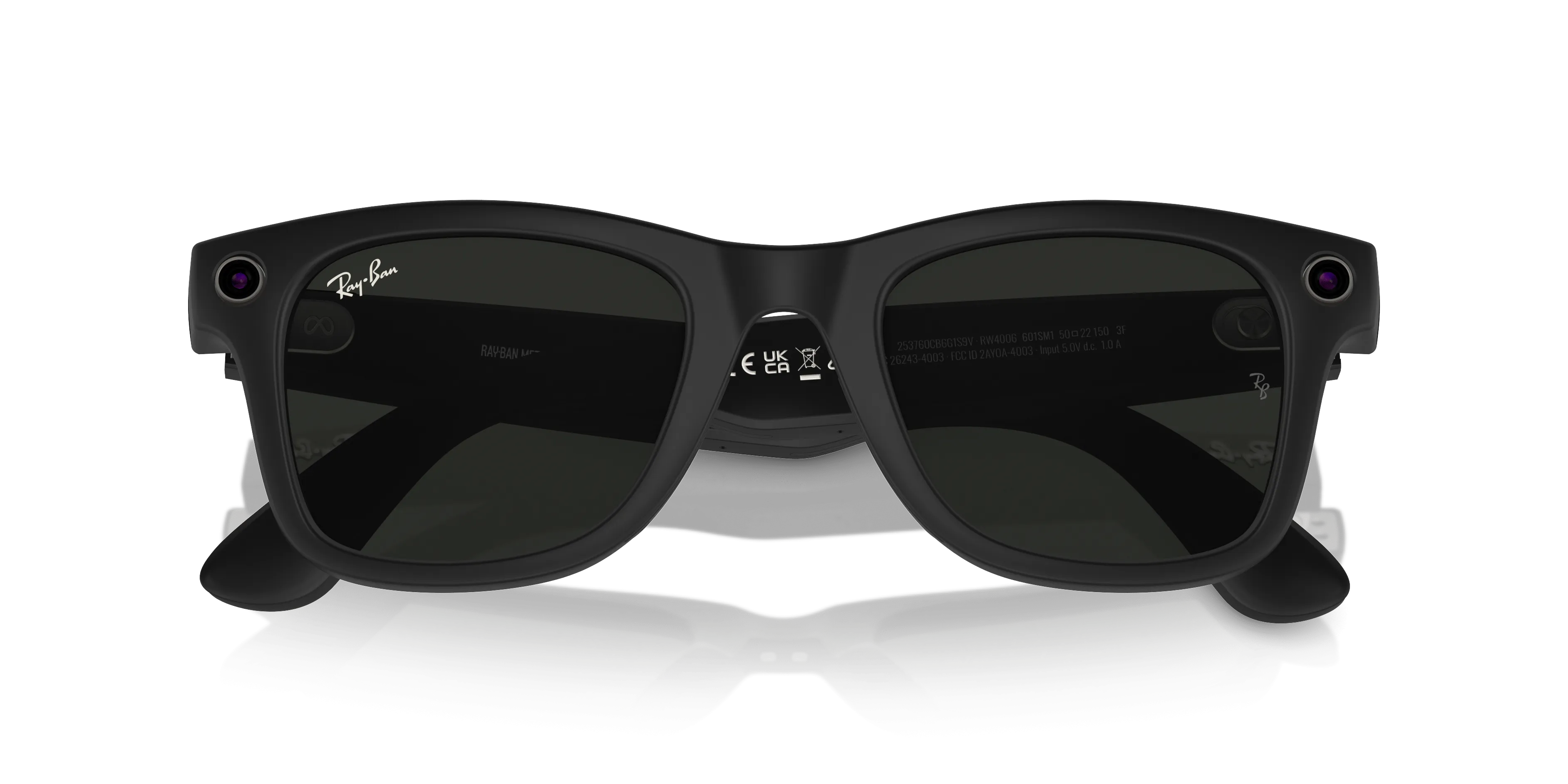 META RW4006 601SM1 Wayfarer (50)  black/Camera/transition G15 lens