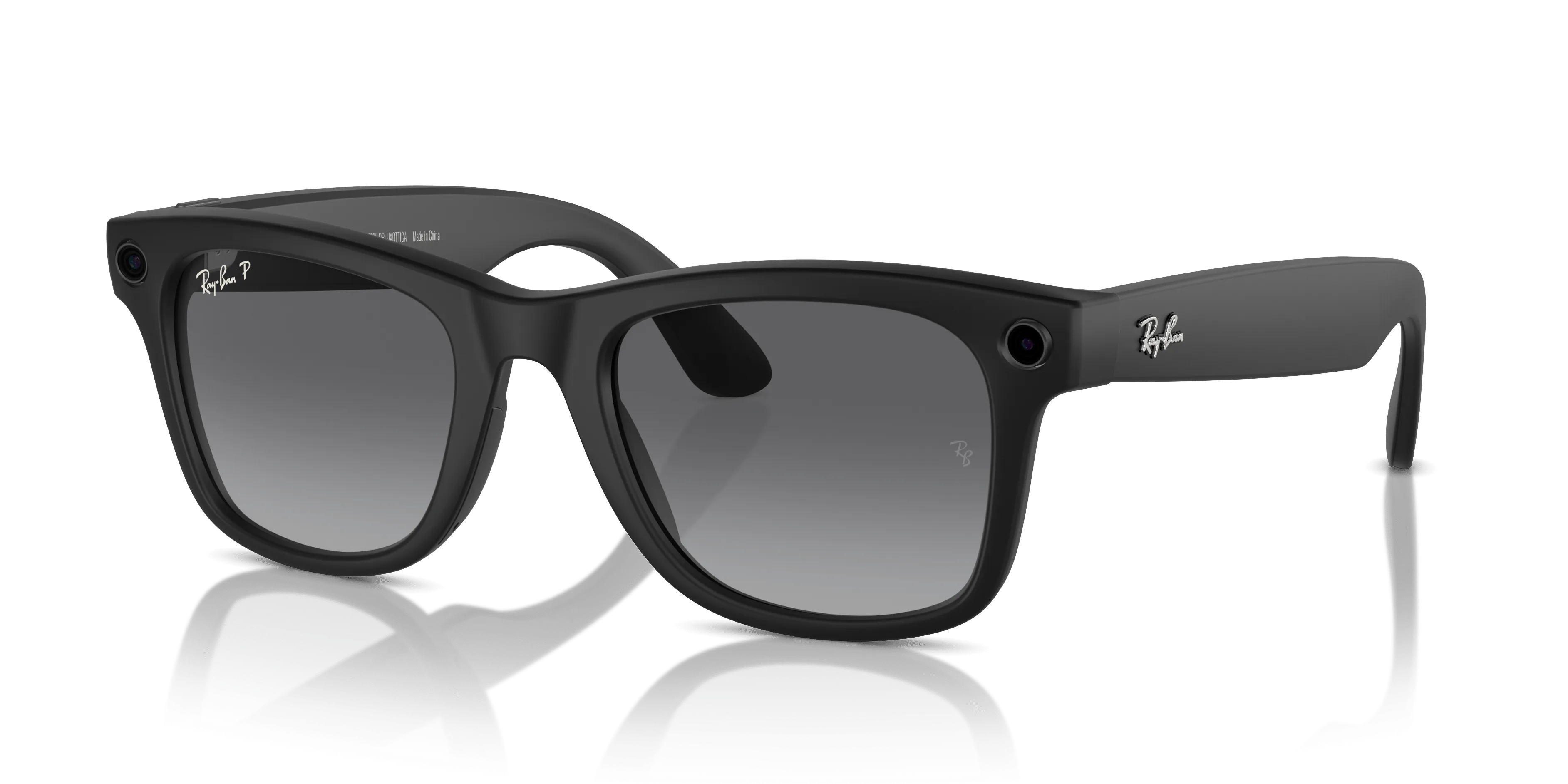 Meta RW4008 601ST3 Wayfarer xxl matte black/Camera /polarized lens