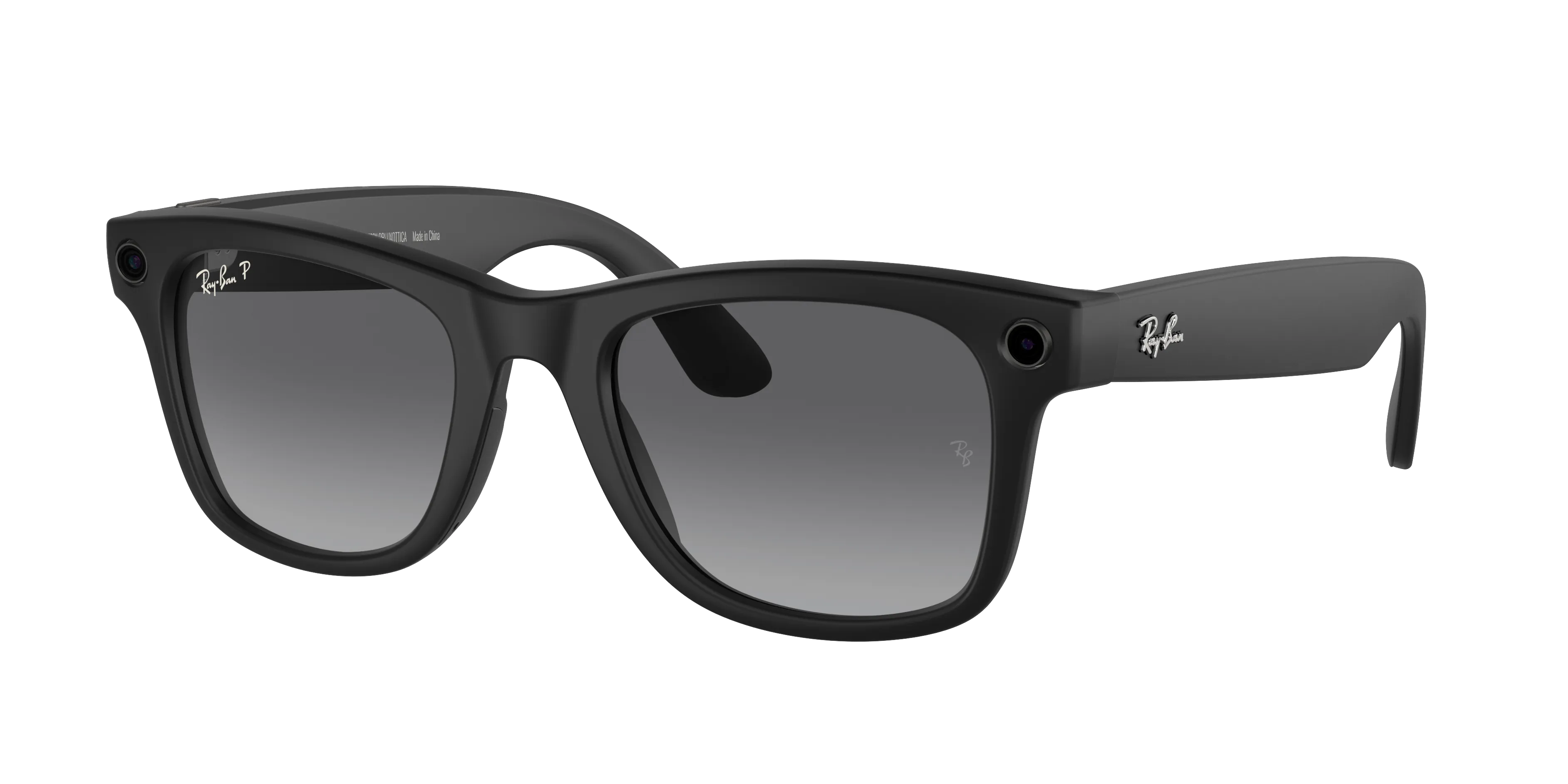 Meta RW4008 601ST3 Wayfarer xxl matte black/Camera /polarized lens