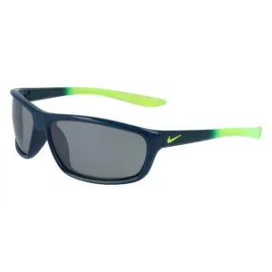 Nike Kid's Sunglasses - Silver Flash Lens Plastic Rectangular Shape Frame | Dash 347 Nike Sunglasses