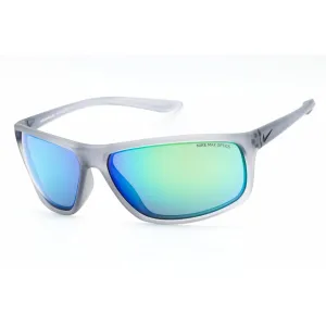 Nike Men's Sunglasses - Matte Wolf Grey Rectangular Frame | ADRENALINE M EV1113 013 Nike Sunglasses