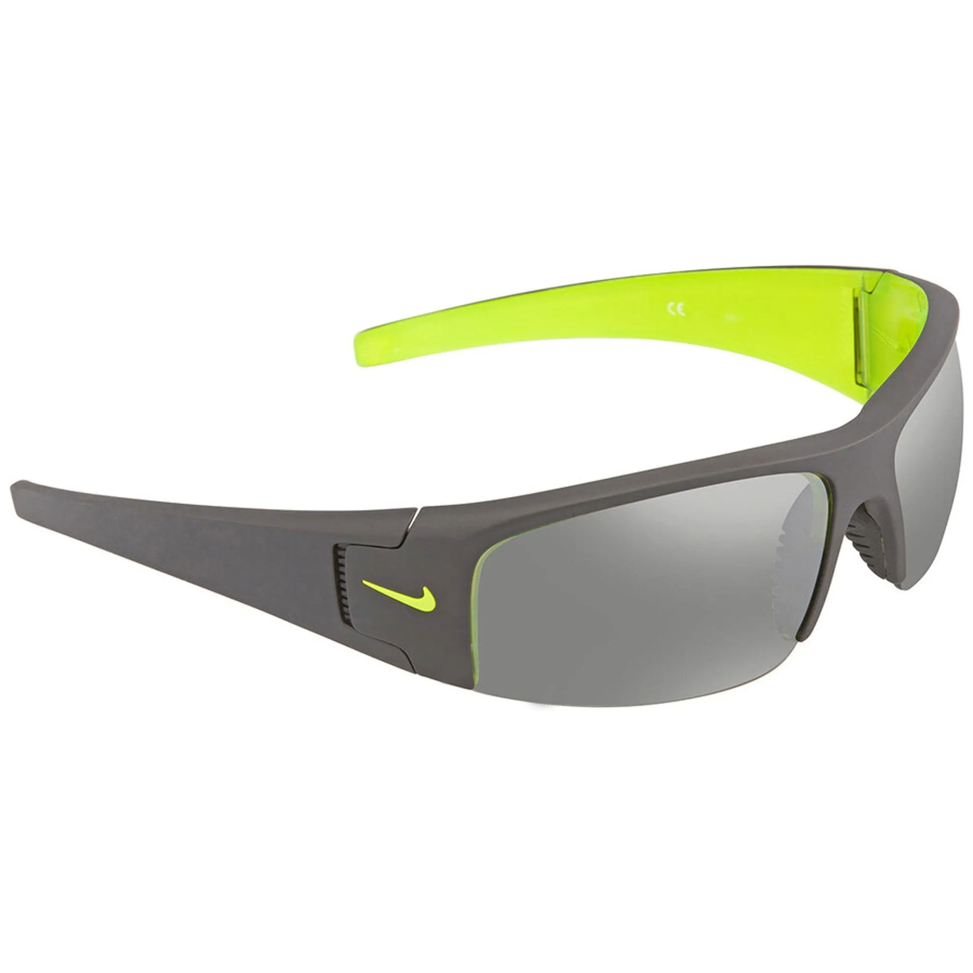 Nike Unisex Sunglasses - Matte Black and Volt Acetate Frame | (EV0325 DIVERGE 007) Nike Sunglasses
