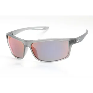 Nike Unisex Sunglasses - Matte Grey Wraparound Shaped Frame | INTERSECT M EV1060 016 Nike Sunglasses