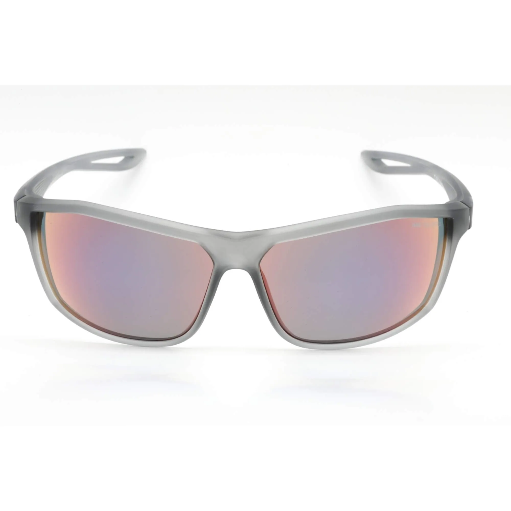 Nike Unisex Sunglasses - Matte Grey Wraparound Shaped Frame | INTERSECT M EV1060 016 Nike Sunglasses