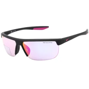 Nike Unisex Sunglasses - Matte Gridiron/Pink Blast | (NIKE TEMPEST S M CW8668 016) Nike Sunglasses