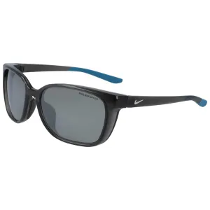 Nike Women's Sunglasses - Silver Flash Lens Tr90 Square Frame | SENTIMENT CT7886 060 Nike Sunglasses