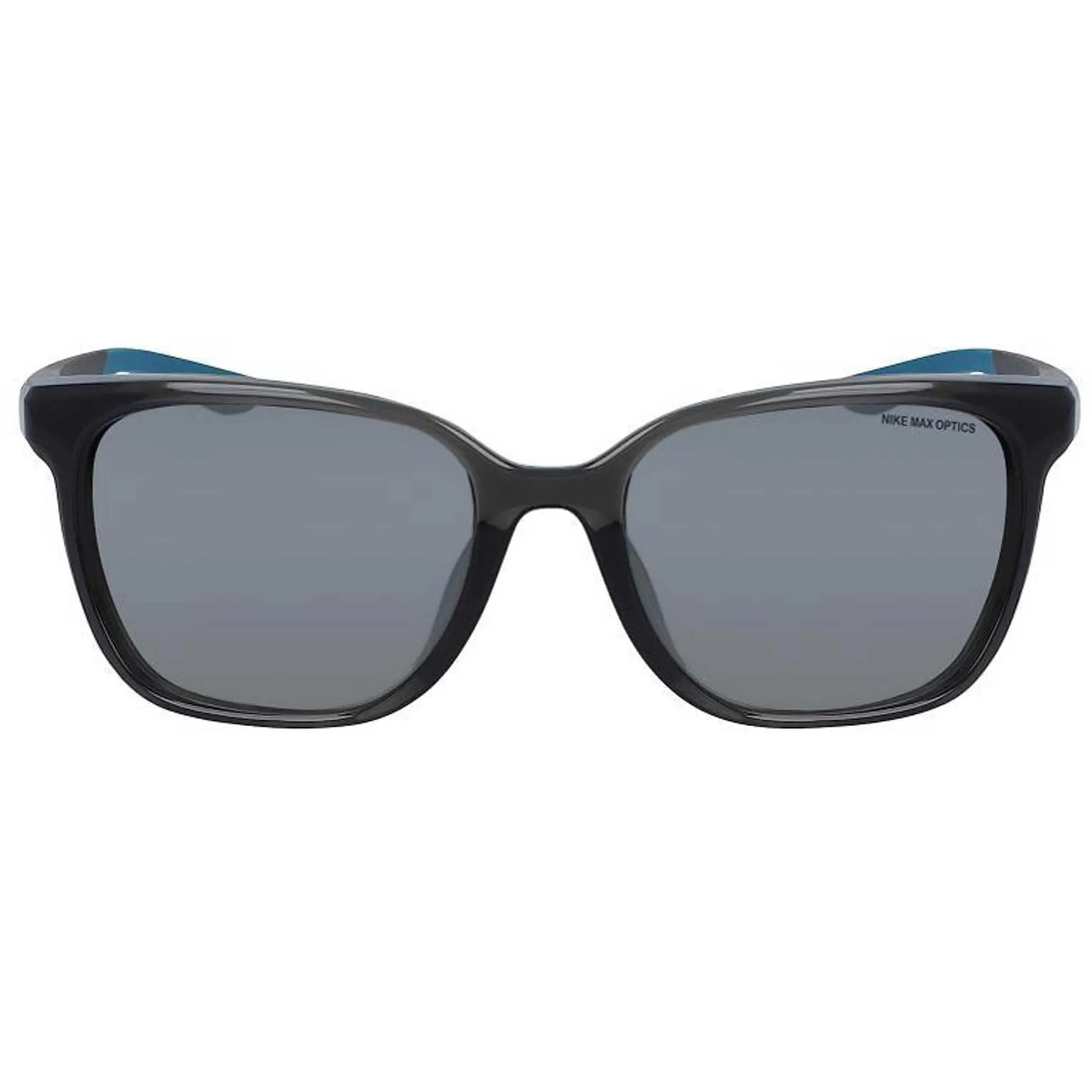 Nike Women's Sunglasses - Silver Flash Lens Tr90 Square Frame | SENTIMENT CT7886 060 Nike Sunglasses