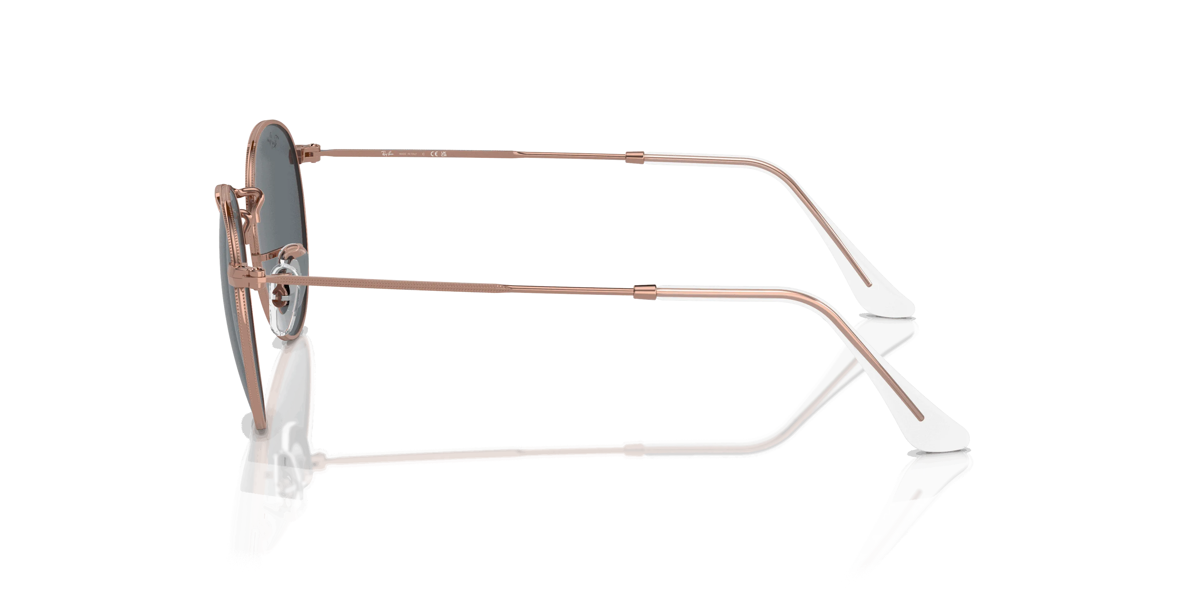 RayBan ROUND METAL ROSE GOLD