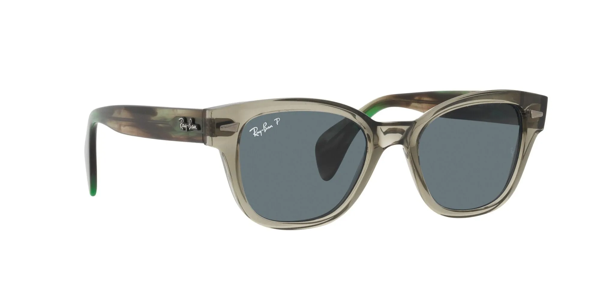 RB0880S 66353R (49) TRANS GREEN/DARK BLUE POLARISED LENS