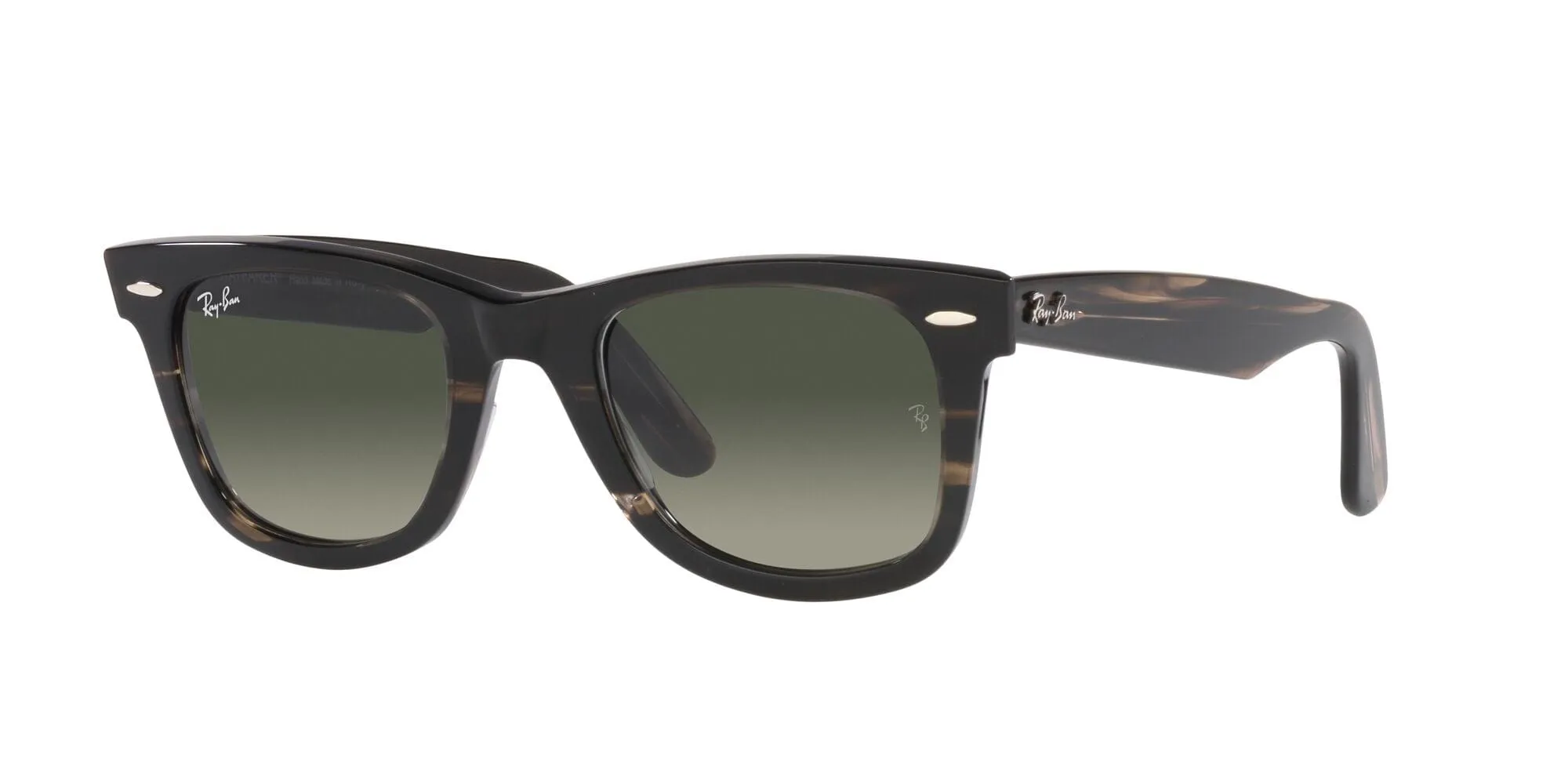 RB2140 136071 STRIPED GREY/GRADIENT GREY LENS