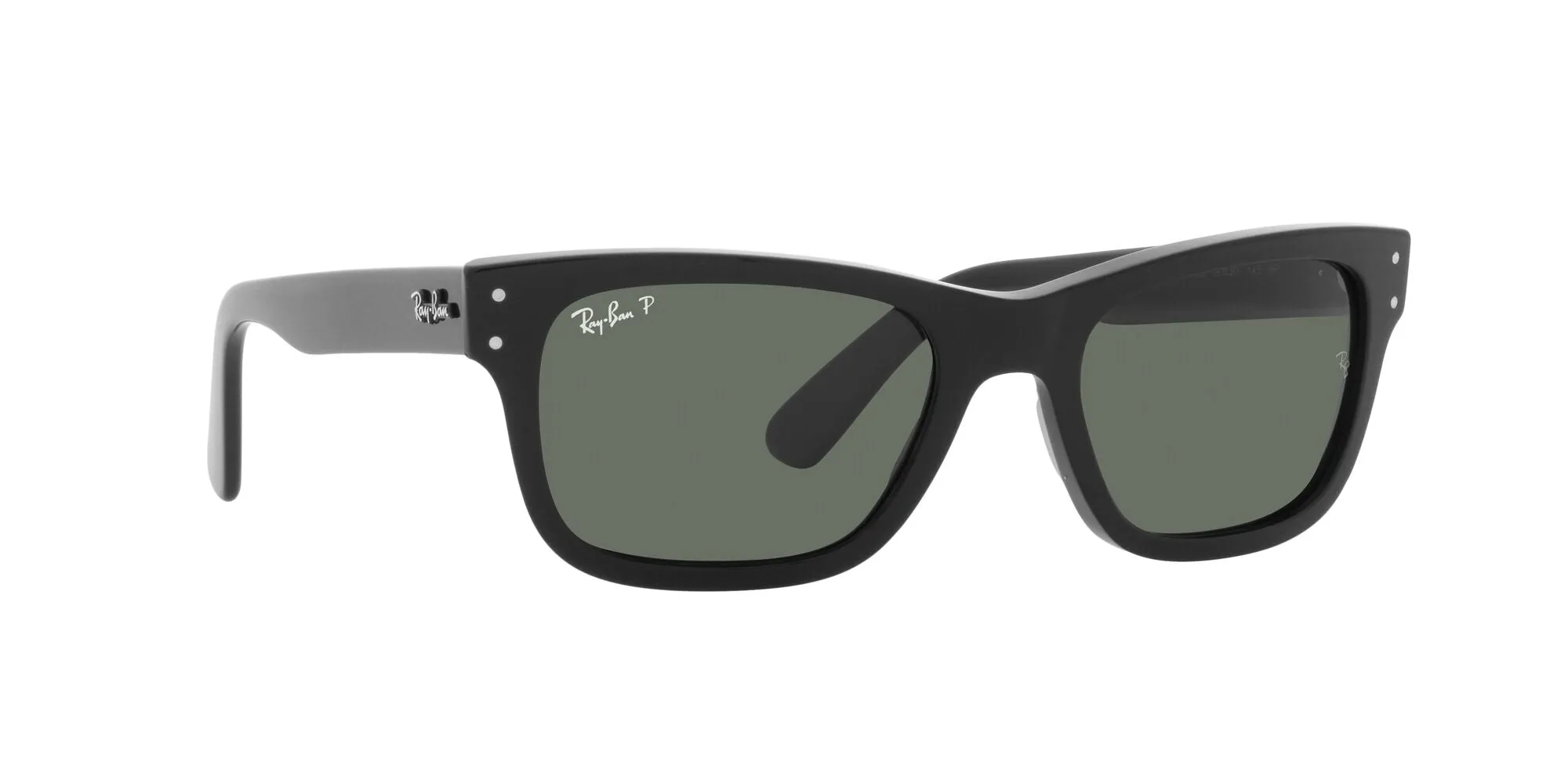 RB2283 901/58 (55) MR BURBANK BLACK/GREEN POLARISED LENS