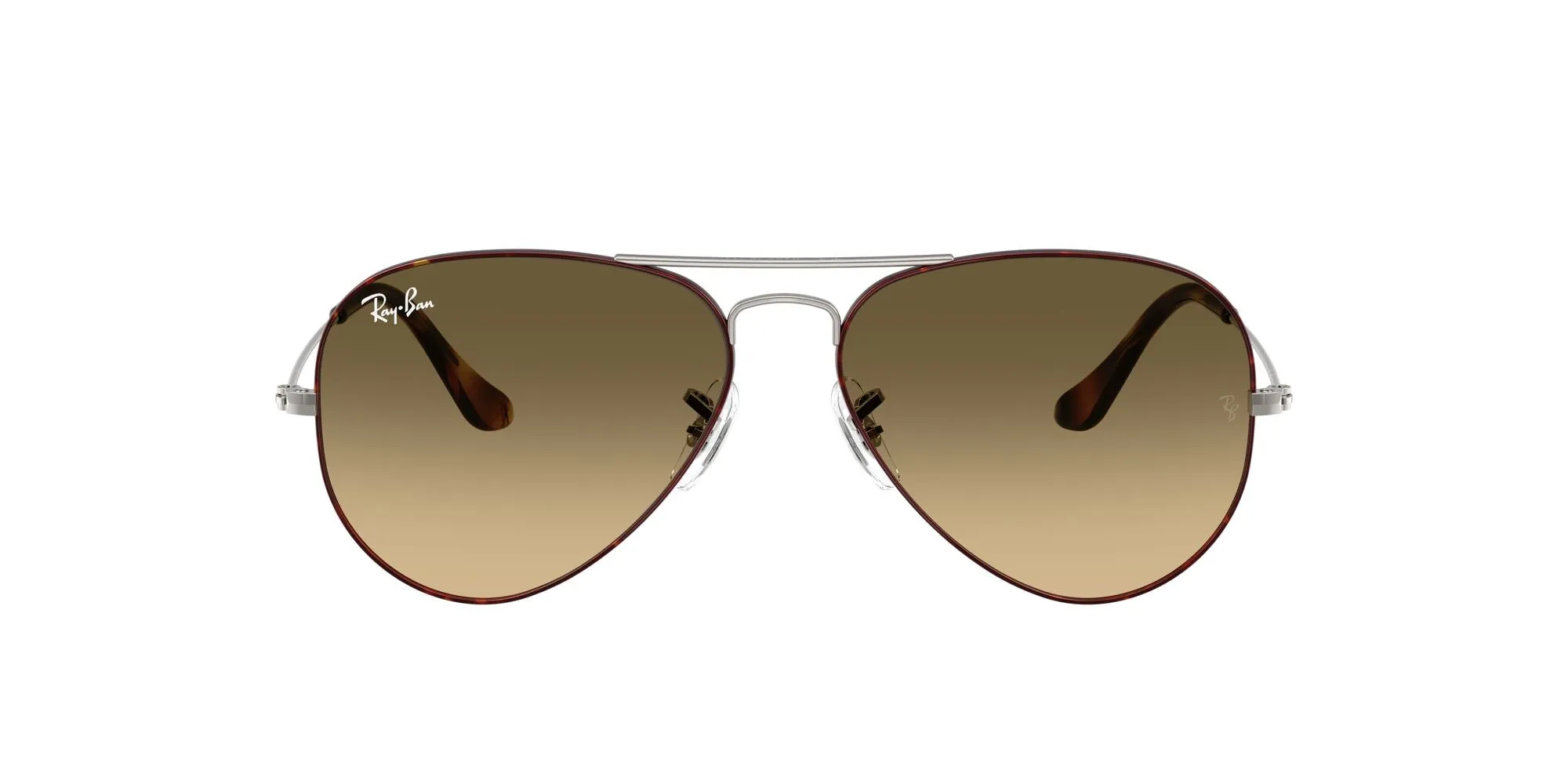 RB3025 92700A (58) havana gunmetal w/brown vintage gradient black lens