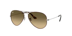 RB3025 92700A (58) havana gunmetal w/brown vintage gradient black lens