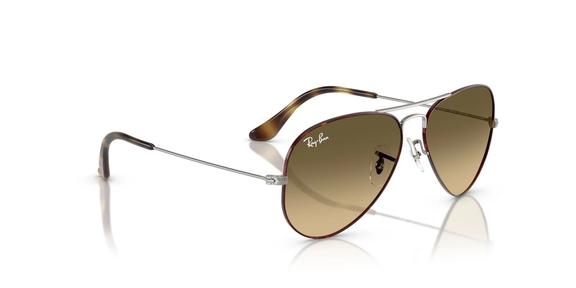 RB3025 92700A (58) havana gunmetal w/brown vintage gradient black lens