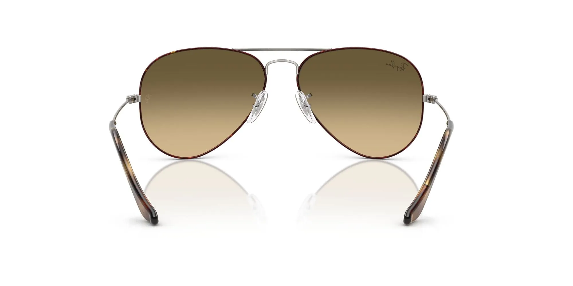 RB3025 92700A (58) havana gunmetal w/brown vintage gradient black lens