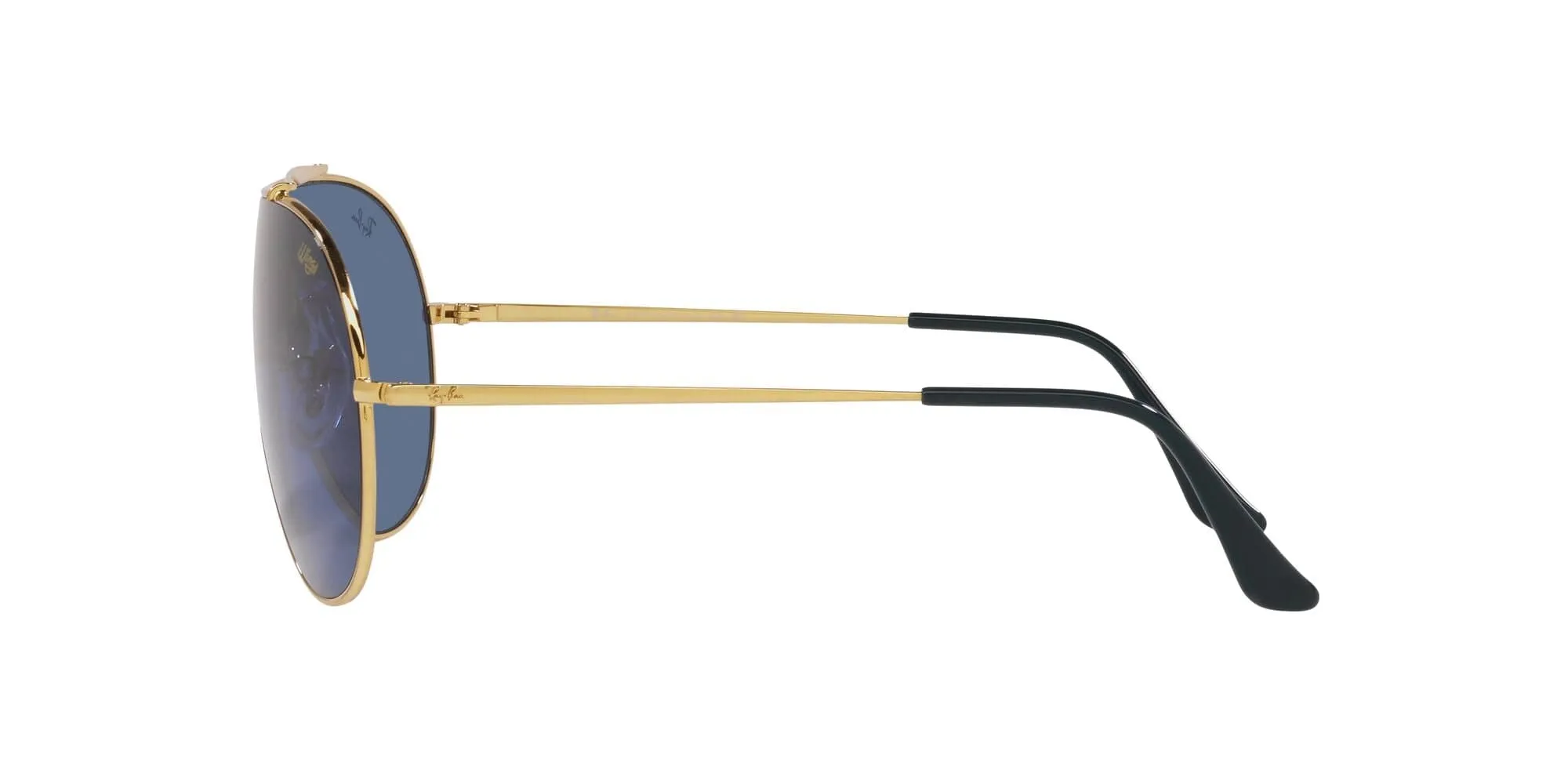 RB3597 925480 WINGS GOLD/DARK BLUE LENS