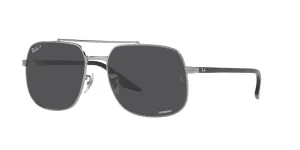 RB3699 004/K8 (59) GUNMETAL/ GREY POLARISED LENS