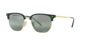 RB4416 F 6655G4 (55) GREEN GOLD/POLARISED GREEN LENS