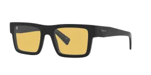 SPR19WS 1BO0B7 MATTE BLACK/YELLOW LENS