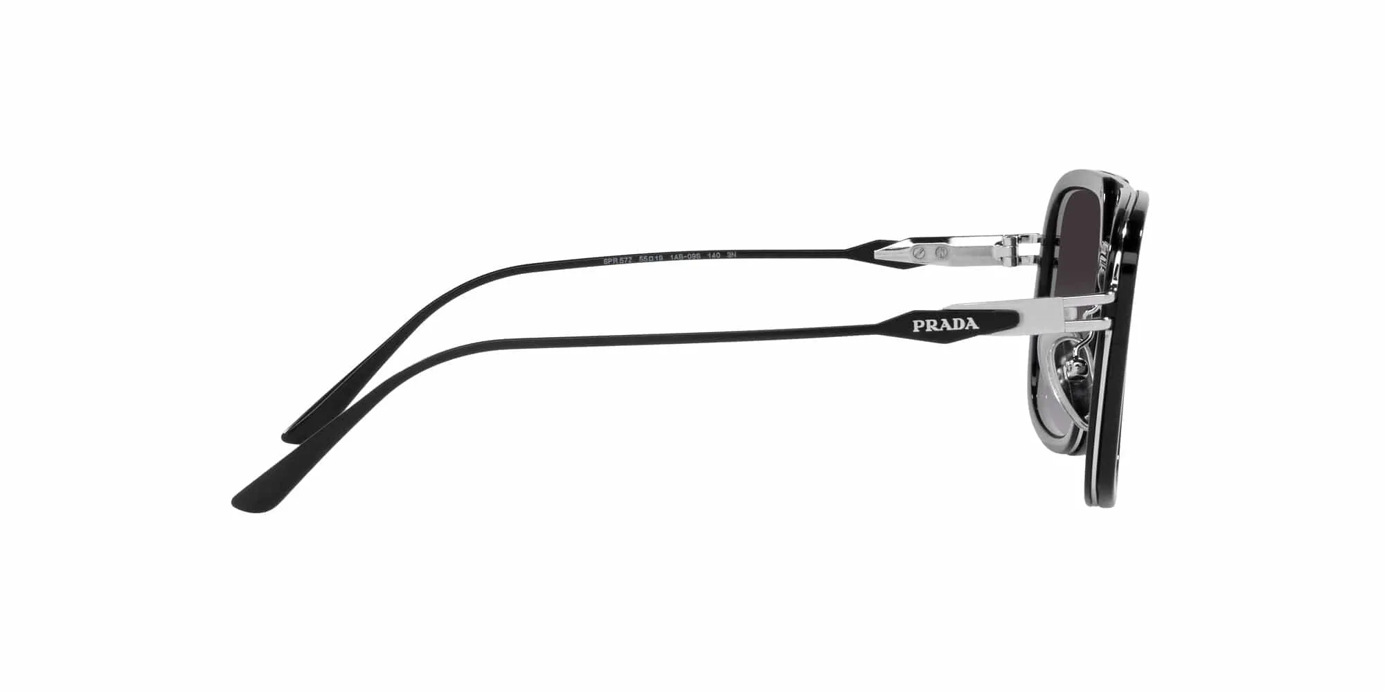 SPR57ZS 1AB09S BLACK PALE GOLD/GREY GRADIENT LENS